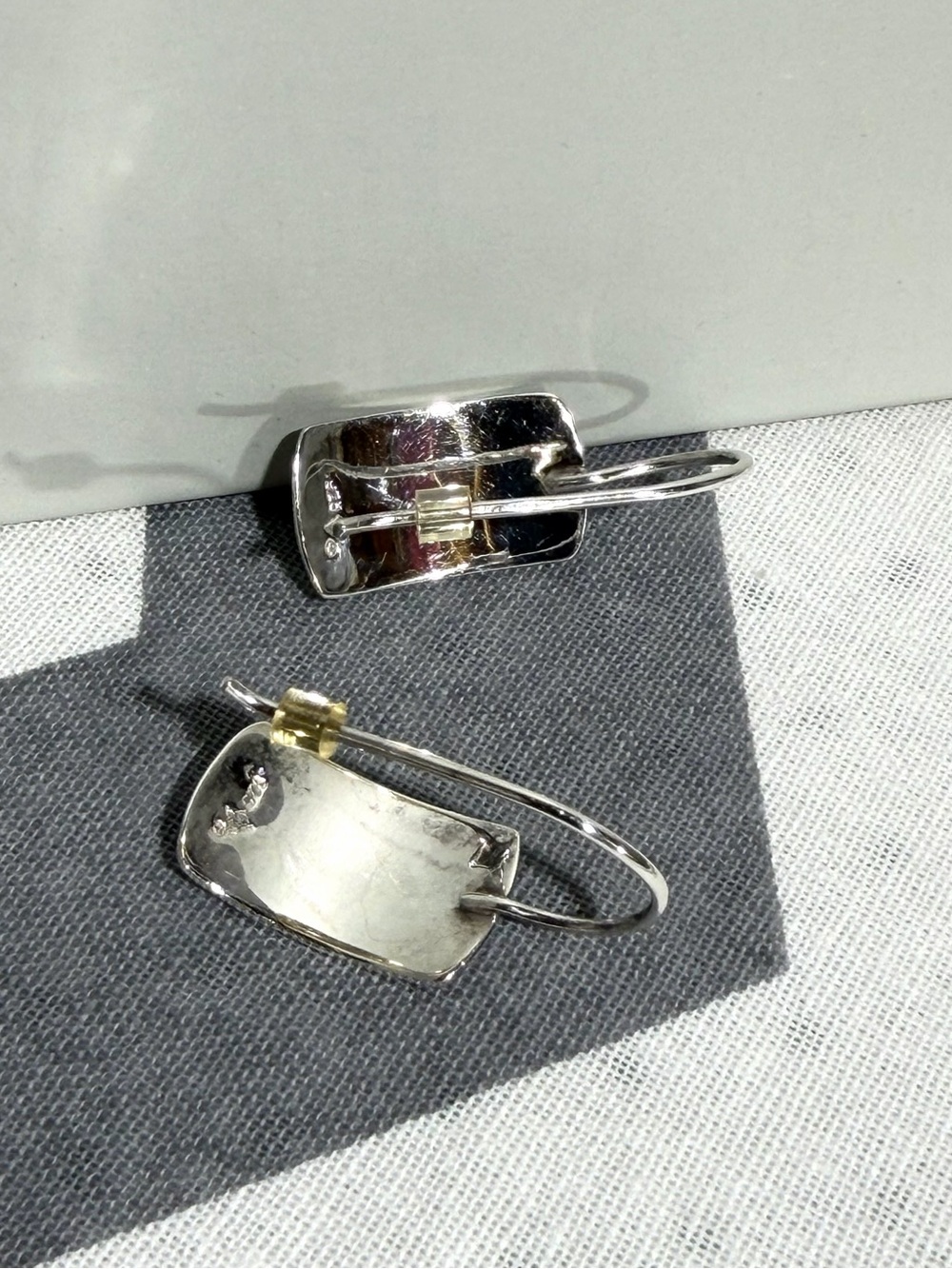 Silpada Hammered Silver Pendant Necklace and Earrings Set - Picture 5 of 14